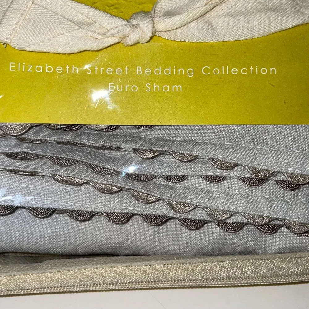 Dransfield & Ross Elizabeth Street Driftwood Linen Euro Sham